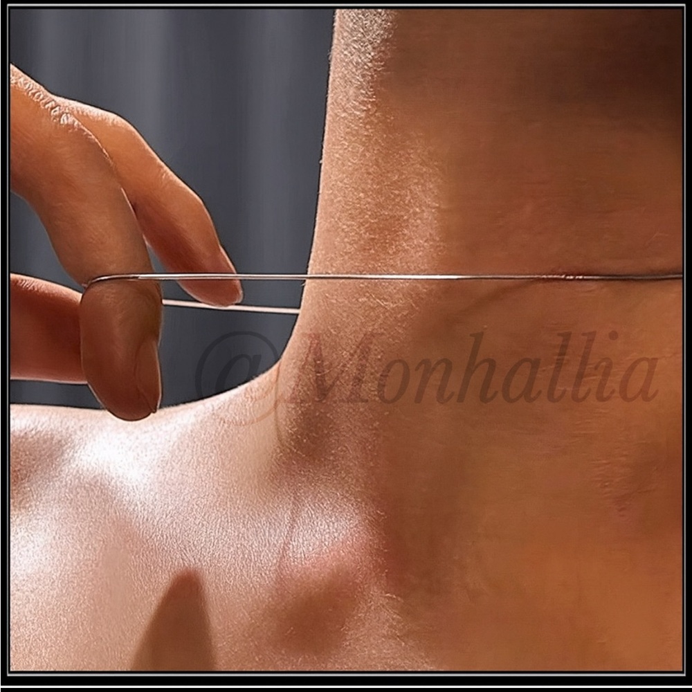 Clearance! NEW 925 SILVER DELICATE MINIMALIST SNAKE CHAIN CHOKER NECKLACE